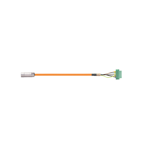 Igus MAT9450609 16/4C 16/1P Round Plug Socket A Connector PVC Danaher Motion 107482 MK SR3-G 400V Servo Cable