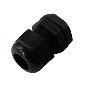 50mm Locknut Dome Top Gland Black Nylon ML50B