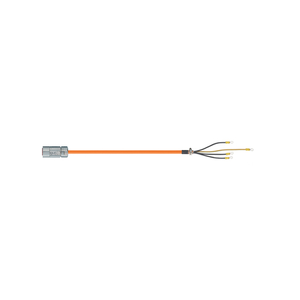 Igus MAT9461537 10 AWG 4C Round Plug Socket A / Open End B Connector PVC Siemens 6FX_002-5CN54 Power SpeedTec Cable