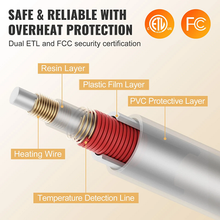 100" x 90" King Size Electric Blanket Double Sided Flannel Dual Control Heating Throw with 5 Heat Levels, 10-Hour Auto-Off Timer, Machine Washable