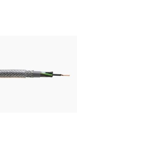 6mm 3C Bare Copper Shielded Galvanised Steel Braid PVC 300/500V Controlflex SY Flexible Cable