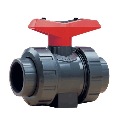 63mm Type 546 Socket Ends True EPDM O-rings Polypropylene Union Ball Valve 167.546.407