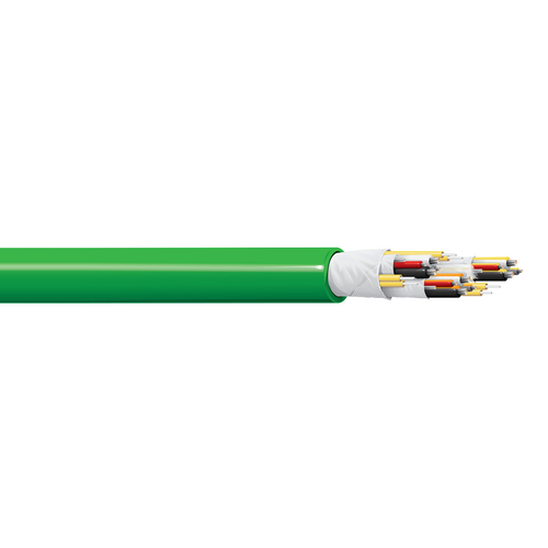 Belden 7824P 18 & 24 AWG 6C 7/19 Stranded CMP TC Foil Shield PVDF OS2 Composite Camera Cable