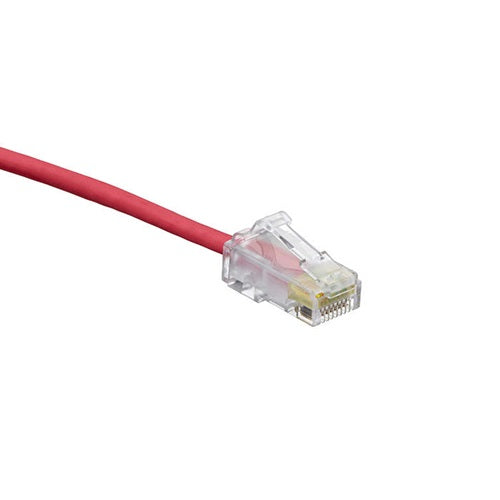 Cat 6 Small Diameter High-Flex Patch Cord 20 ft Red 6H460-20R