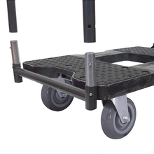 Snap-Loc Super-Duty E-Track Panel Cart Black Dolly SL1800PC6B