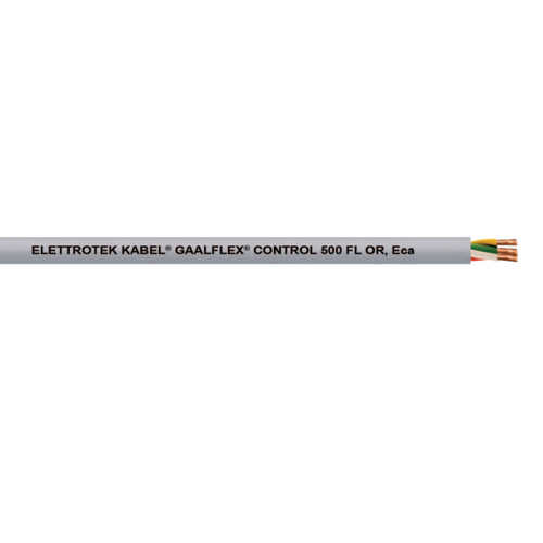 20x0.50 mm² Gaalflex Bare Copper DIN 47100 PVC 450/750V Control 500 FL OR Eca Cable