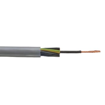 0.75mm 2C Bare Copper Unshielded LSZH Grey 300/500V Flexible Controlflex YY-LSF Cable