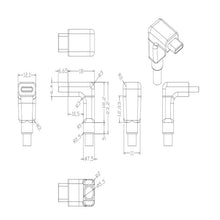 USB 3.1 Type-C Right Angle Cable PCM-ANC-06