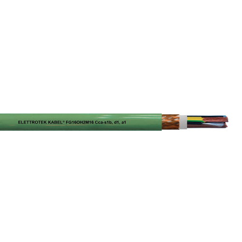 550 MCM 1C Bare Copper Braid Shielded Thermoplastic Halogen-Free FG16OH2M16 0.6/1KV Low Voltage Cable