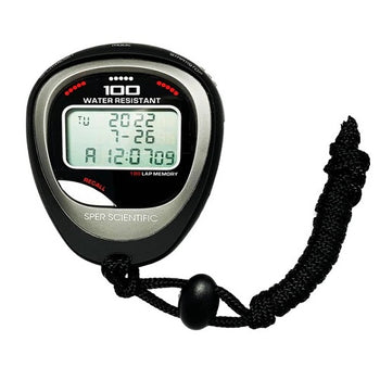 Certified 100 Memory Water and Shock Resistant Stopwatch 810036AC