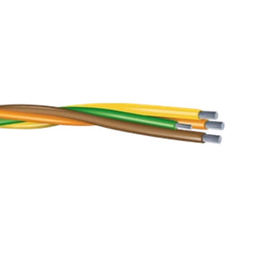 Aluminum 3C With Ground XHHW-2 XLPE Plex Cable BOY 600/1000V