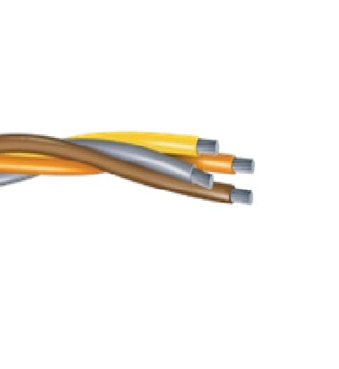 Aluminum 4C XHHW-2 XLPE Plex Cable BOYG 600/1000V