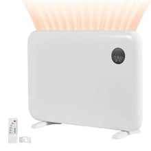 1500W Convection Panel Heater with Remote, Wall Mount or Portable Design – White