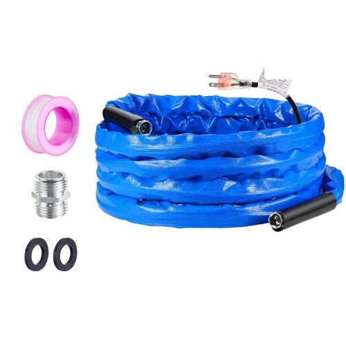 15FT Heated RV Water Hose-Antifreeze Protection to -45°F, Drinking Water Safe