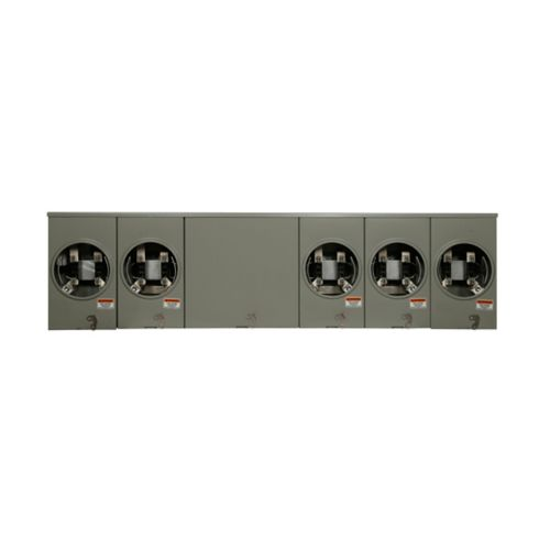 5-Gang 200A 600V Single-Phase Meter Socket 1004439BCH