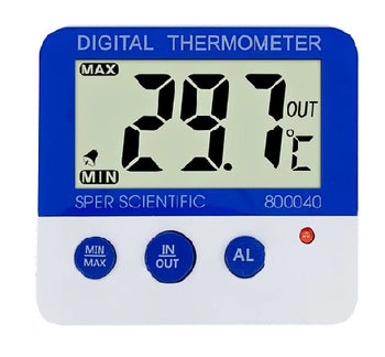 Digital Temperature Monitor w/ Remote Sensor Sper Scientific 800040