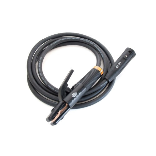 10 ft 2/0 Gauge ToughFlex Welding Whip with Lenco LC-40 Male 300 A holder AF-3 Black WC20B010MB300E