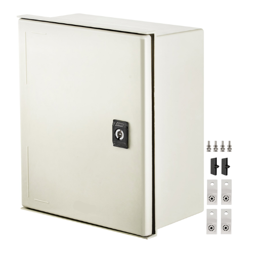 NEMA 4X Fiberglass Enclosure 12 x 10 x 6'' Steel Electrical Junction Box