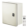 NEMA 4X Fiberglass Enclosure 12 x 10 x 6'' Steel Electrical Junction Box