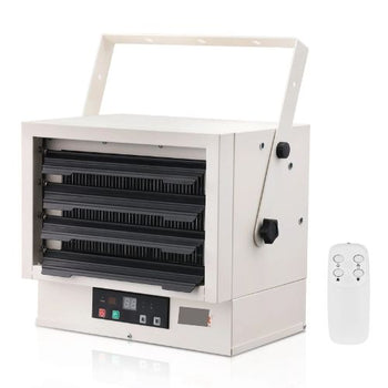 Electric Garage Heater 5000-Watt with Remote Control Overheat Protection Hardwired Heater for Workshop ETL Listed