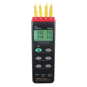 Certified 4 Channel Thermometer 800023C