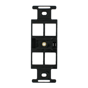 4-Port QUICKPORT Duplex Type 106 Insert Black 41087-QEP