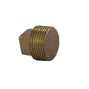 Solid Square Head Plugs Bronze Fittings