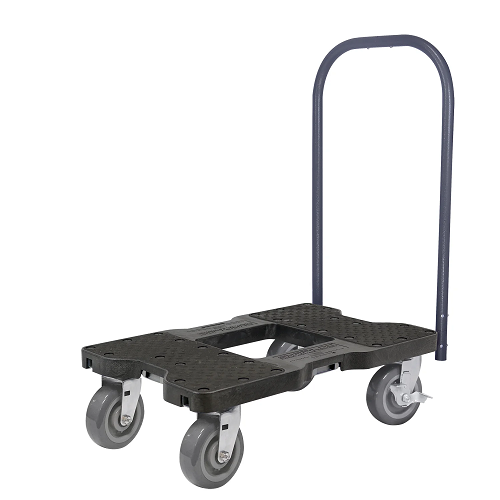 Snap-Loc Super-Duty E-Track Push Cart Black Dolly SL1800P6B