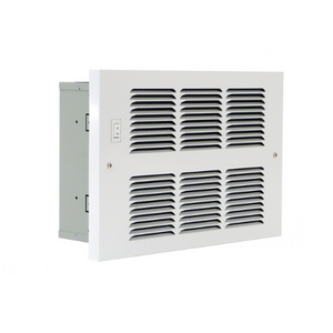 6000/7600 BTU Hydronic In-Wall Heater w/ Fan SW White