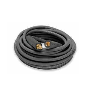 100 ft 2/0 Gauge ToughFlex Welding lead with Lenco 2-MPC Male and Female Cable Black WC20B100MBFB-W