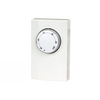 120 - 277V Mechanical Double Pole Thermostat White