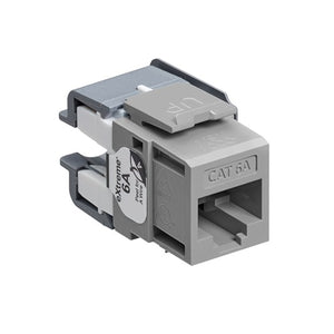 Cat 6A QUICKPORT Jack Gray 6110G-RG6