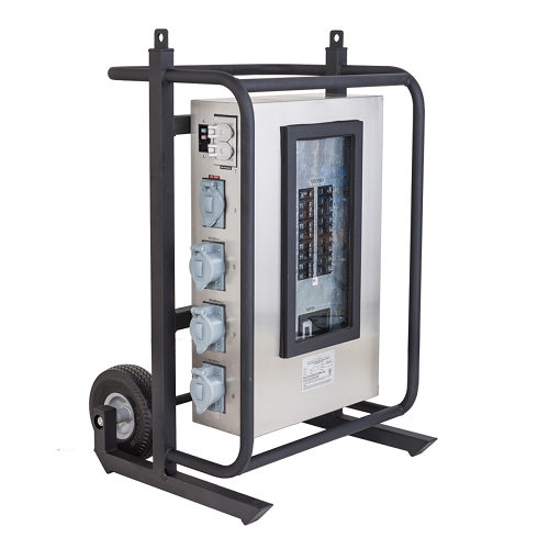 Duplex Gfci U-Ground 200A Power Distribution Cam-Type 2-wheel 6221CC