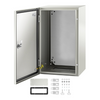 NEMA Steel Enclosure 20 x 12 x 10'' Junction Box with Mounting Plate