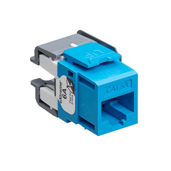 Cat 6A QUICKPORT Jack Blue 6110G-RL6