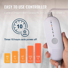 39" x 75" Twin Size Heated Mattress Pad Electric Bed Warmer with 5 Heat Settings & 10-Hour Auto Shut-Off