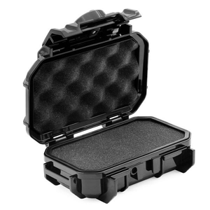 Waterproof Compact Carry With Foam Insert Micro Black Case And Standard Latches Electronic Racks And Boxes Enclosure SE52F,BK