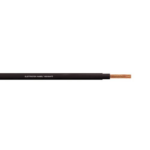 3/0 AWG 1C Bare Copper Unshielded Rubber Halogen-Free NSHXAFÖ 3KV Medium Voltage Cable