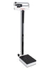 Physicians Scale Weigh Beam with Height Rod and Wheels Detecto 438