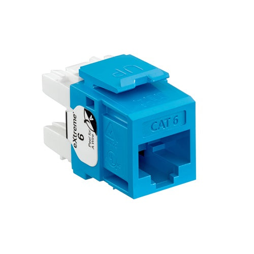 Cat 6 QUICKPORT Jack Blue QUICKPACK 61110-RL6