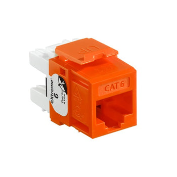 Cat 6 QUICKPORT Jack Orange 61110-RO6