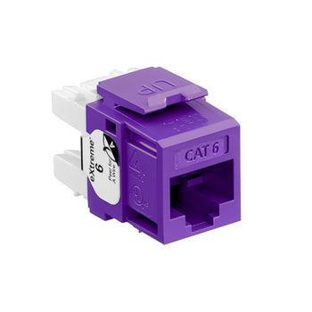 Cat 6 QUICKPORT Jack Purple 61110-RP6