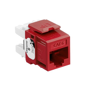 Cat 6 QUICKPORT Jack Dark Red 61110-RR6