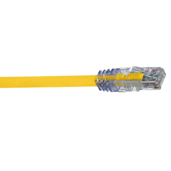 9' 24 AWG Yellow Cat 6A UTP Copper Patch Cord UTP6AX9YL