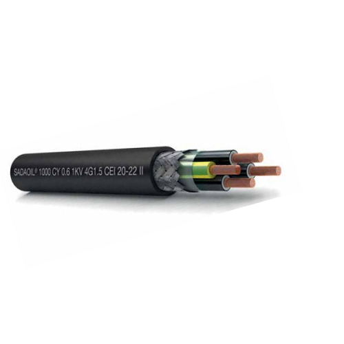 61G1 Flexible Bare Copper Command and Control Multicore Cable Shielded CY PVC 600/1000V