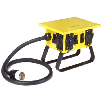 125/250V Temporary Power Box  50A Circuit Receptacle 6508UGSX