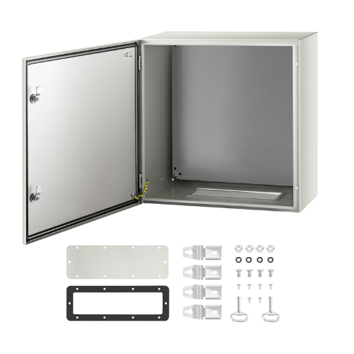 Steel Enclosure  Gray White 