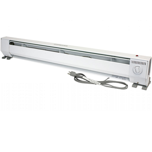 120V 1000W 3 Feet Portable Baseboard Heater White