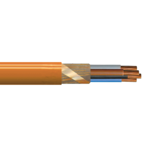 450 MCM 3C Solid/Stranded Bare Copper Tape Shielded XLPE HFFR N2XCH-FE 0.6/1KV Security Cable