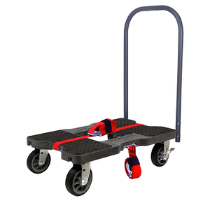 All Terrain E-Track Push Cart Dolly 1500Lbs Capacity Black SL1500P6B